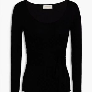 ZIMMERMANN Belted Cotton-Blend Top